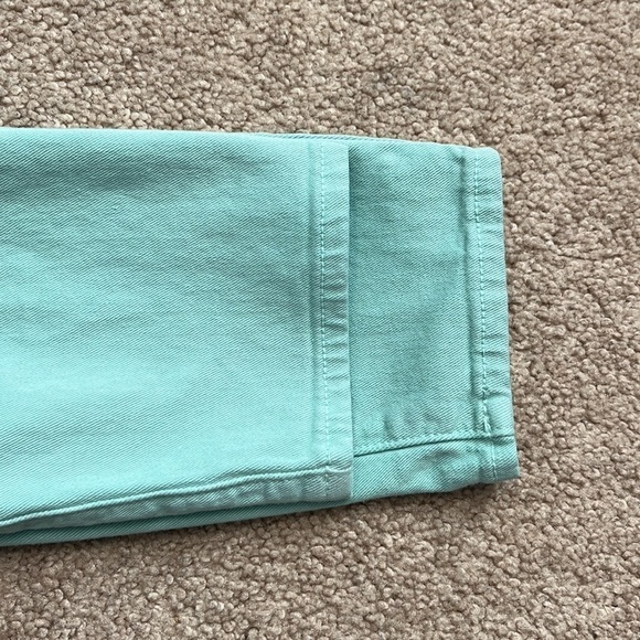 Paige Peg Skinny Pastel Green Jeans - Picture 10 of 10